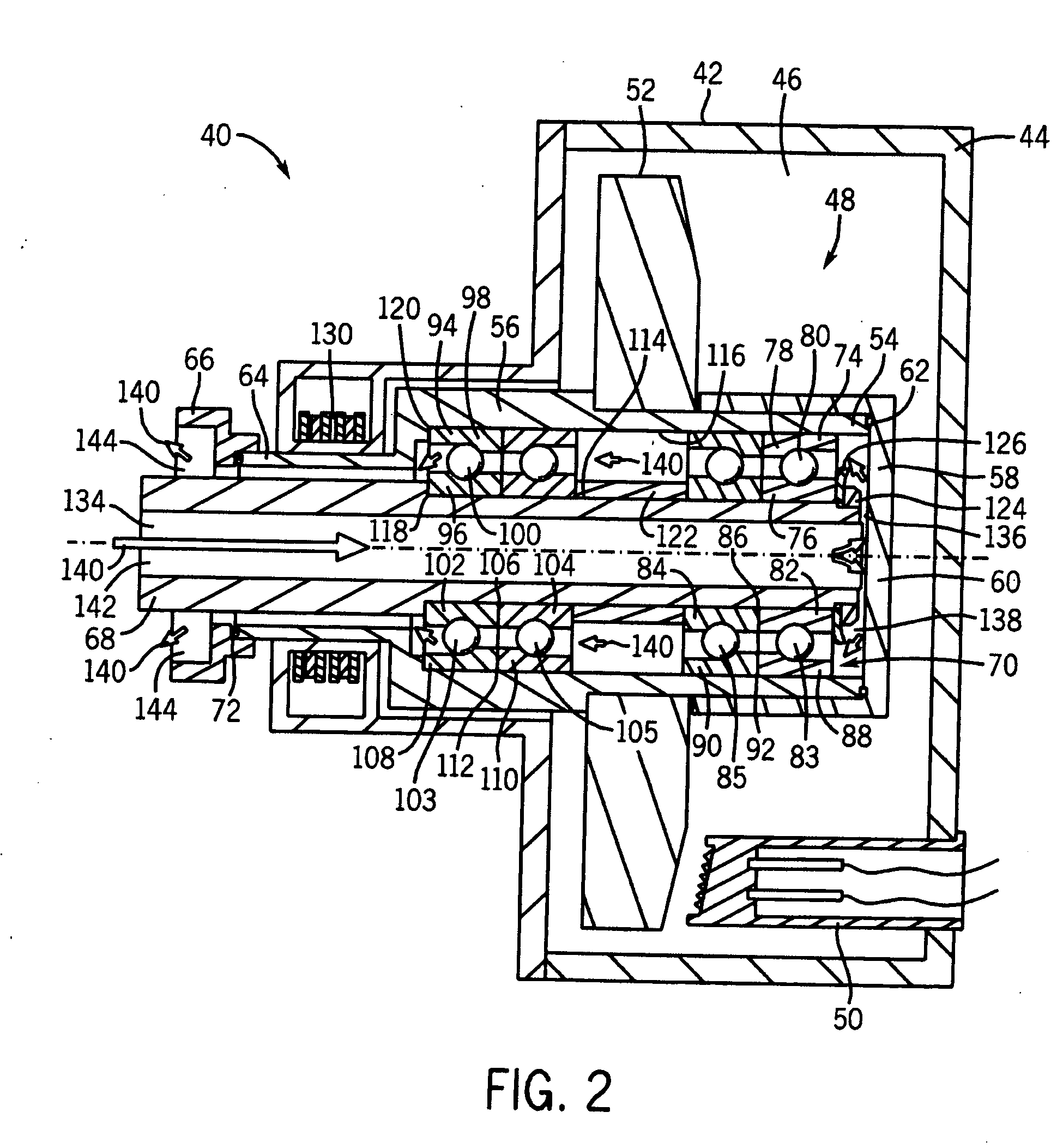 X-ray tube having liquid lubricated bearings and liquid cooled target