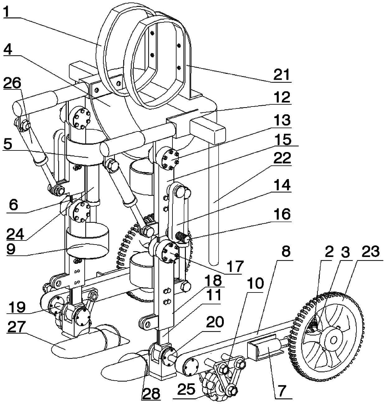 Composite type exoskeleton robot