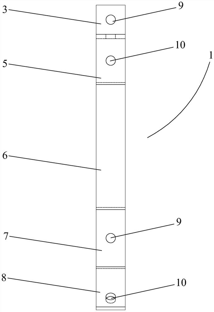 A combined low-voltage household connection line dedicated wall brazing