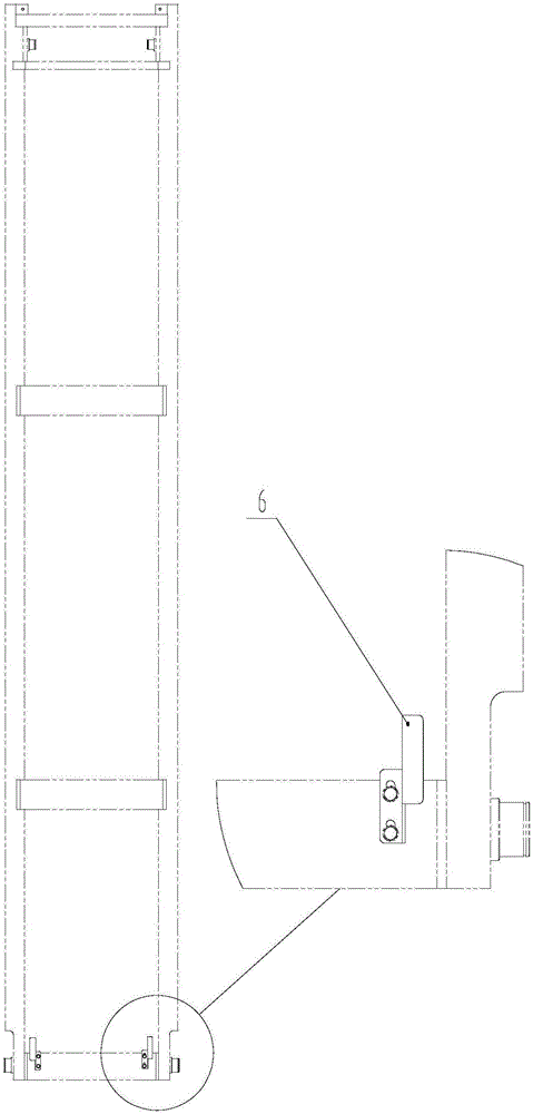 Forklift portal frame and safety protection system