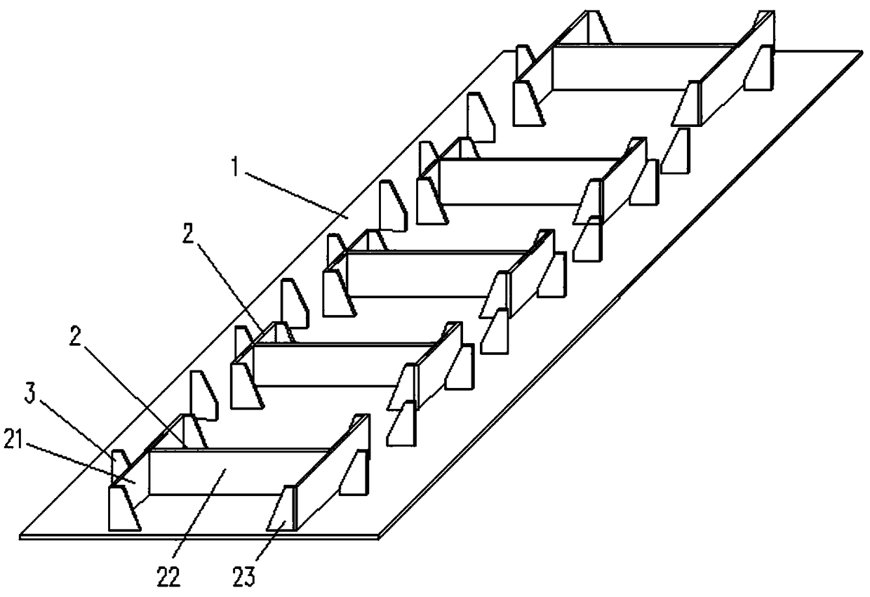 I-shaped steel welding platform and application method thereof