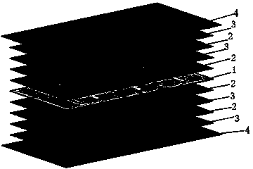 Preparation method of Ti-Al3Ti laminar composite hollow sandwich structure