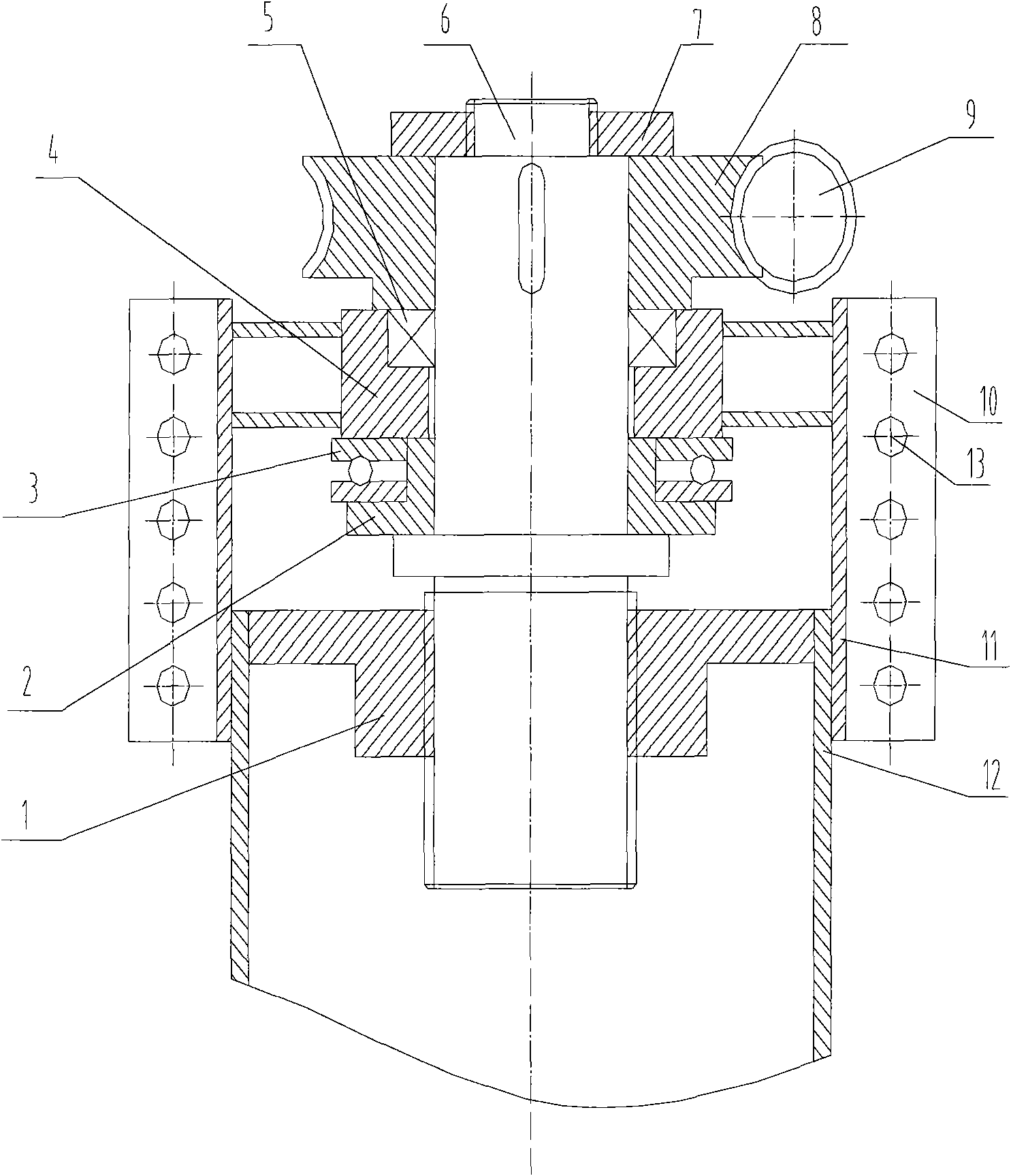 Support leg for semitrailer