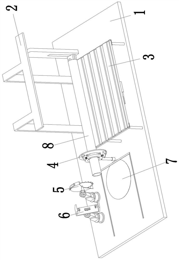 A stainless steel pipe intelligent processing robot