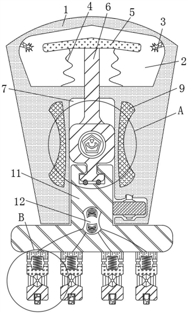 Automatically-controlled flatness detection device for hardware machining