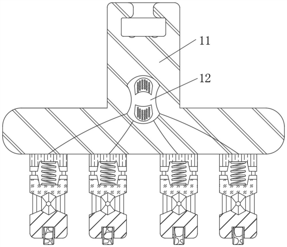 Automatically-controlled flatness detection device for hardware machining