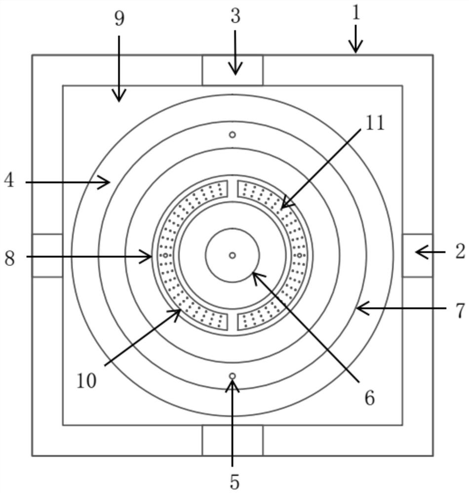 A nano-cold cathode electron source with a coplanar double-gate focusing structure and its manufacturing method