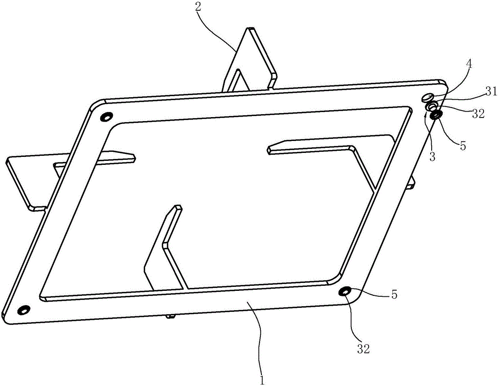 Pot support for cooker