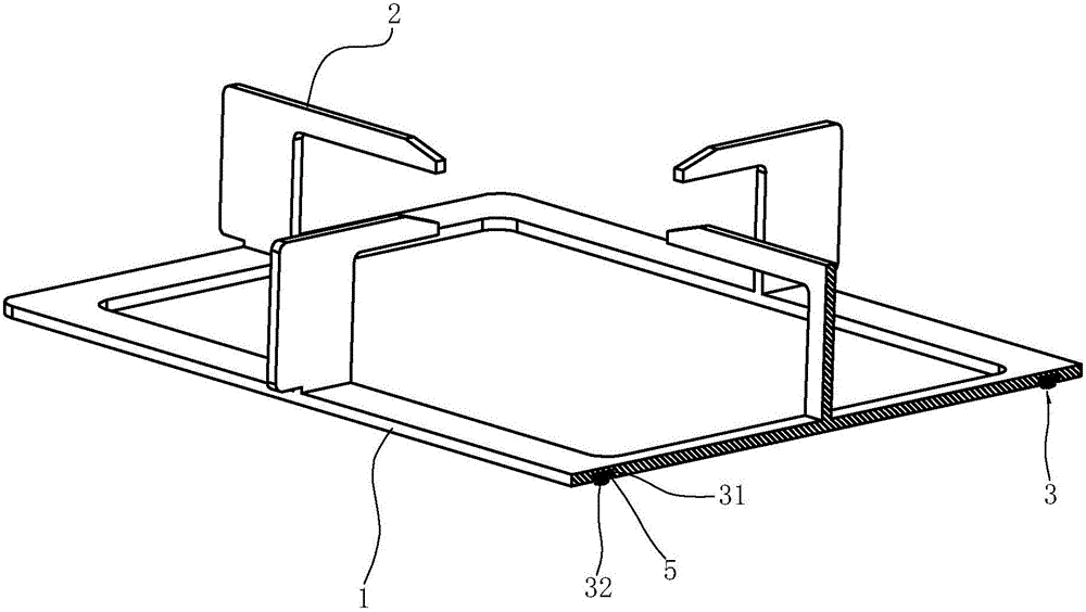 Pot support for cooker