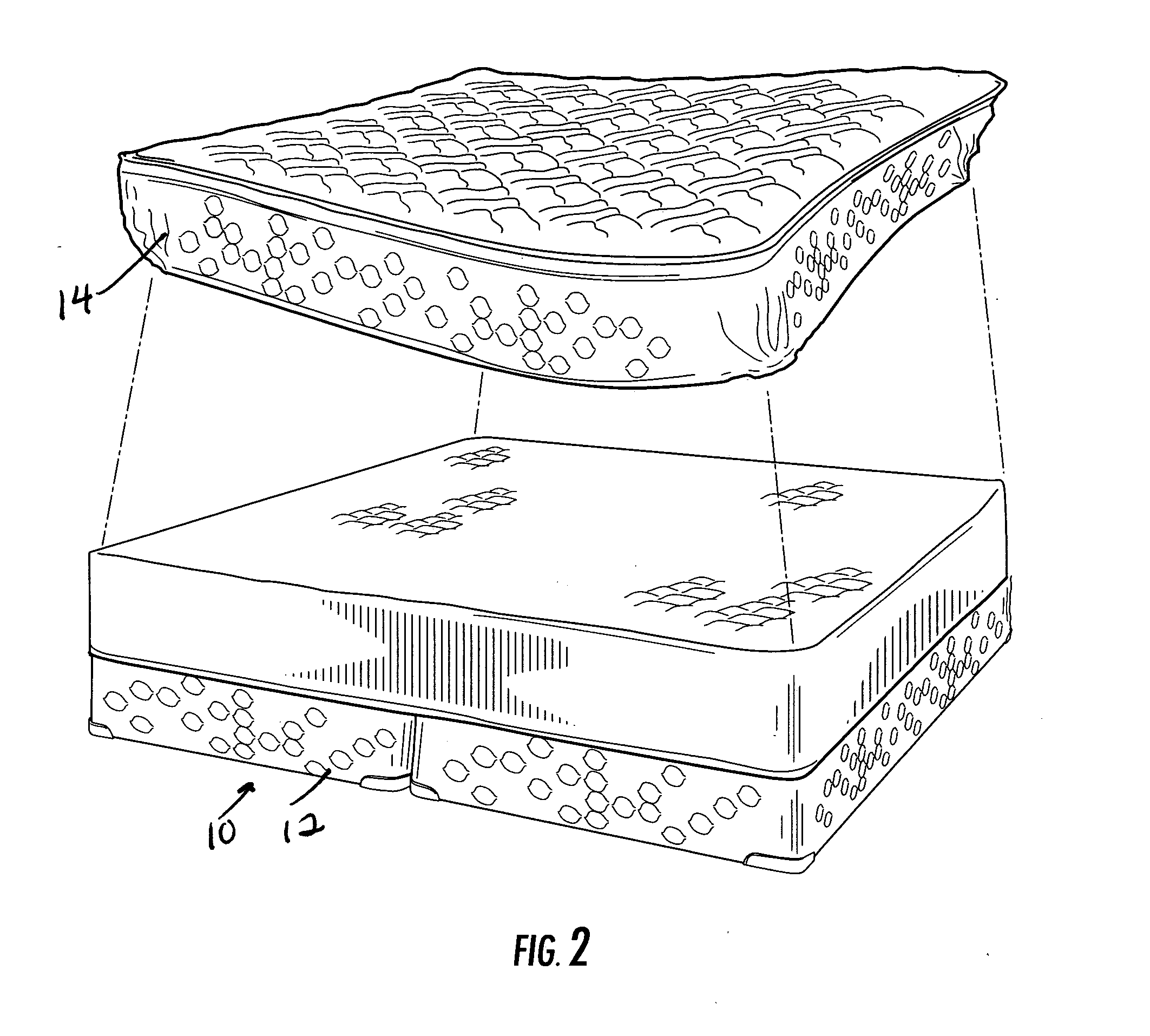 Bedding system with replaceable comfort layer