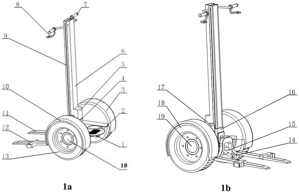 A self-balancing multifunctional transport vehicle