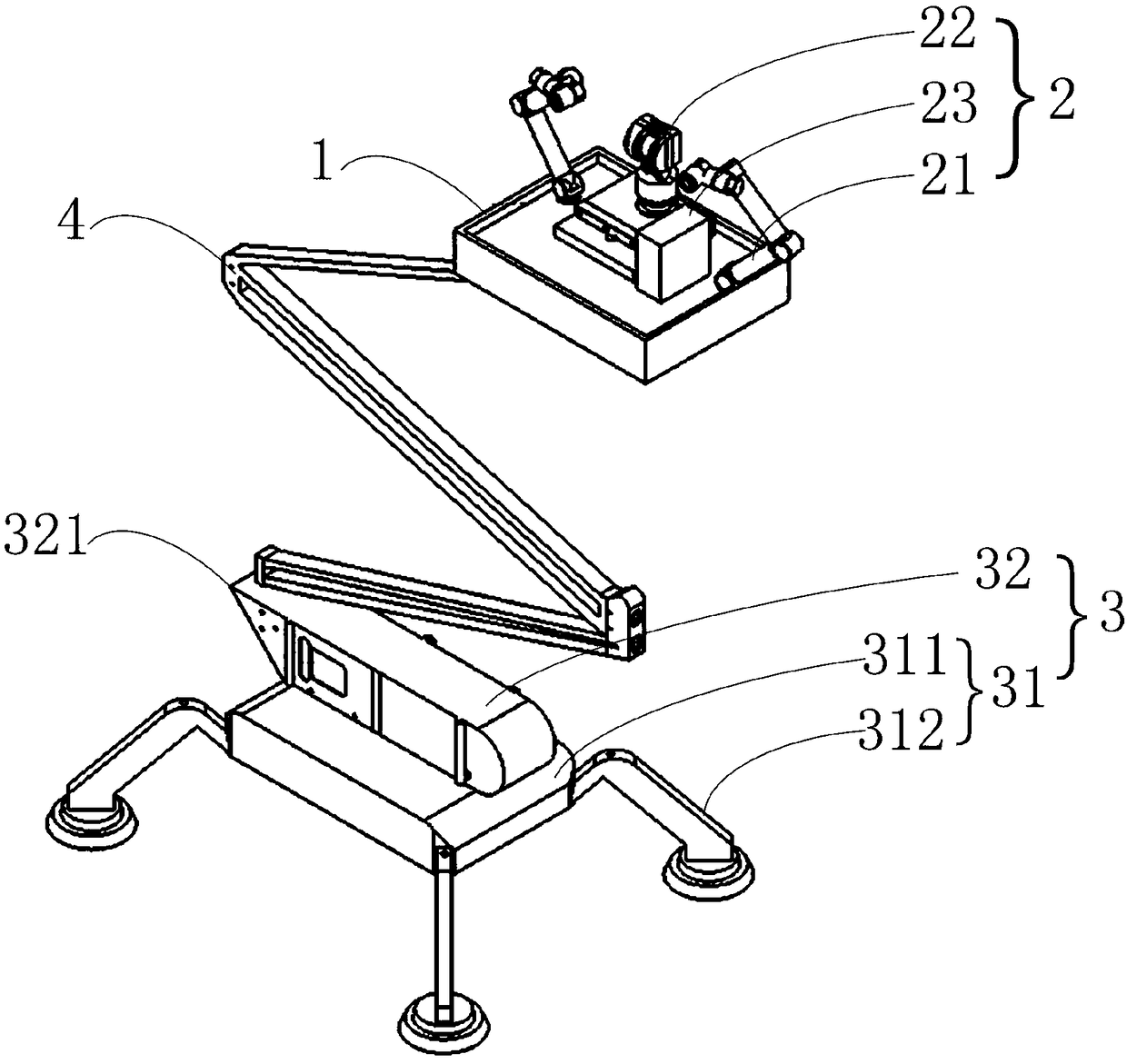 Hot line robot and control method thereof