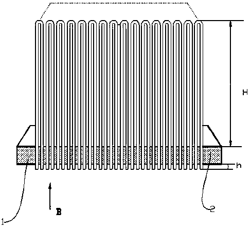 Making method of hollow fiber membrane filter element sealing layer with three-dimensional structure