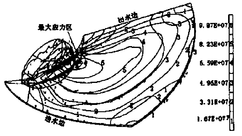 Decision method for testing in-service water turbine runner crackle