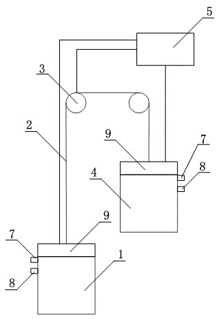 Safe energy-saving bilateral elevator and using method thereof