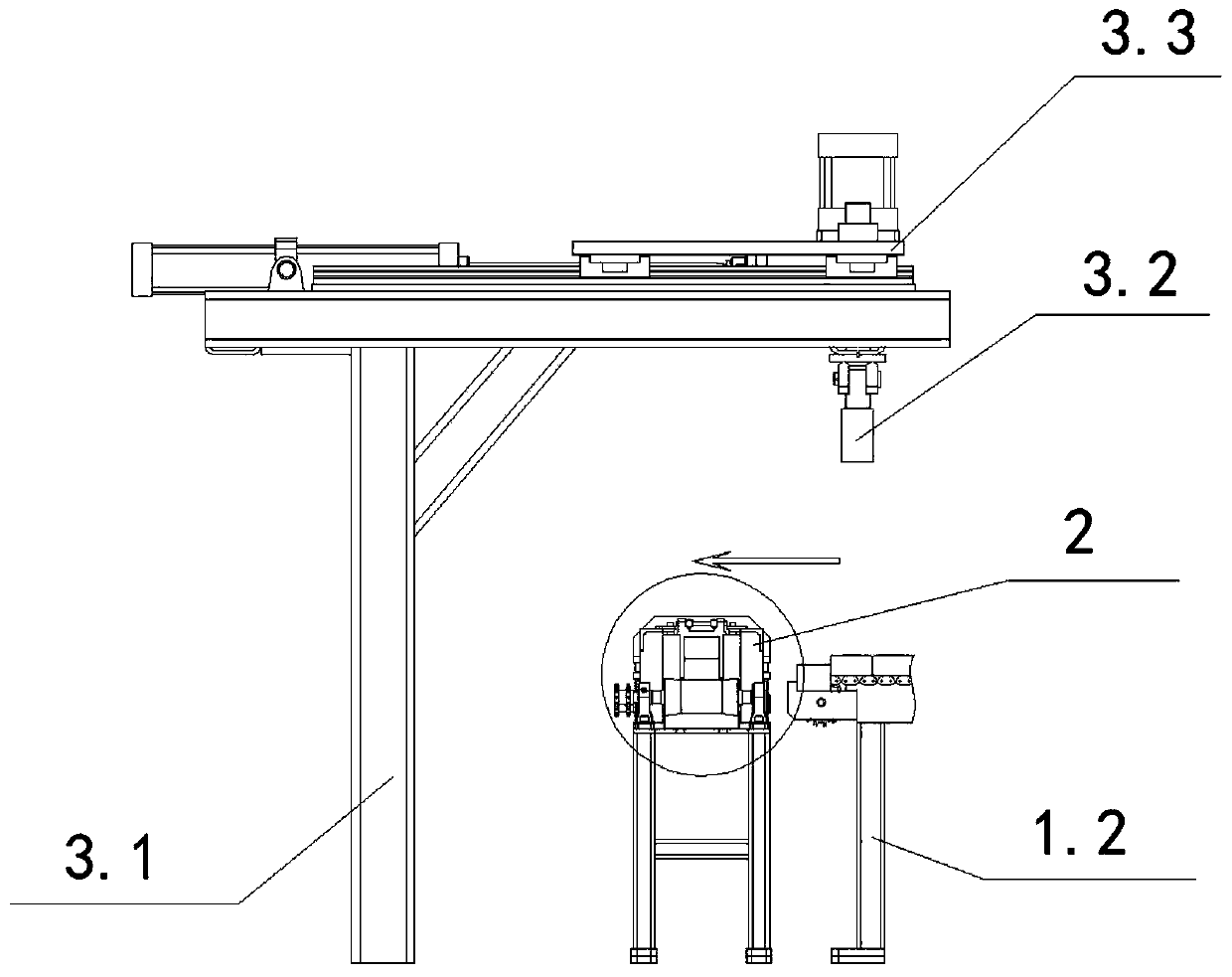 Automobile plate spring width double side edge milling production line and production process