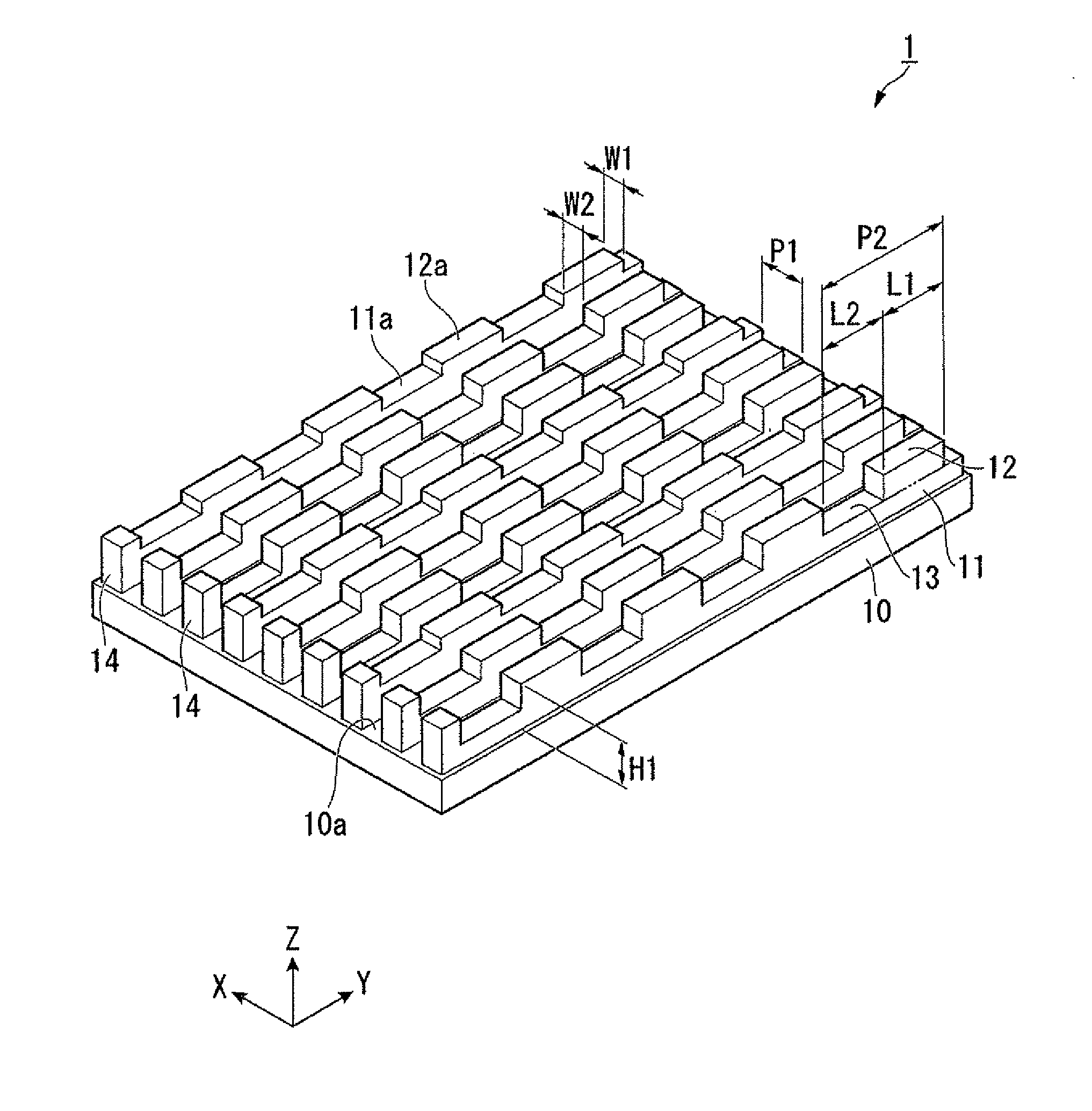 Polarization element and projector