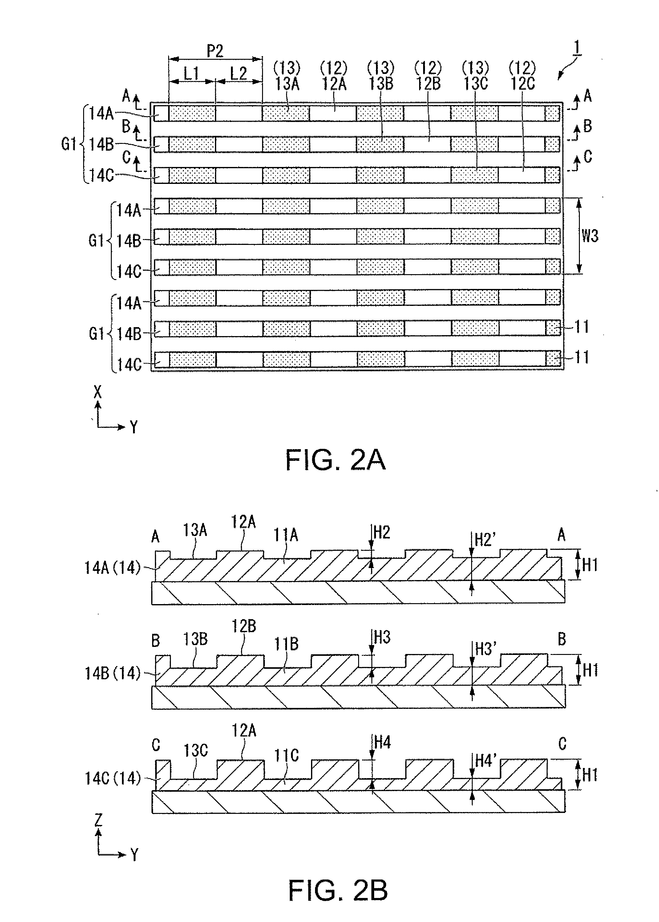 Polarization element and projector