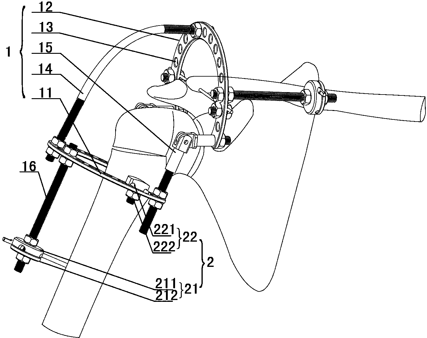 Shoulder joint dynamic and static combined regulation external fixator