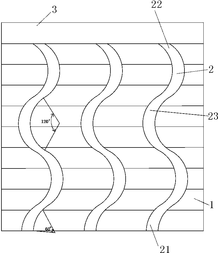 Wave type wave-absorbing dam