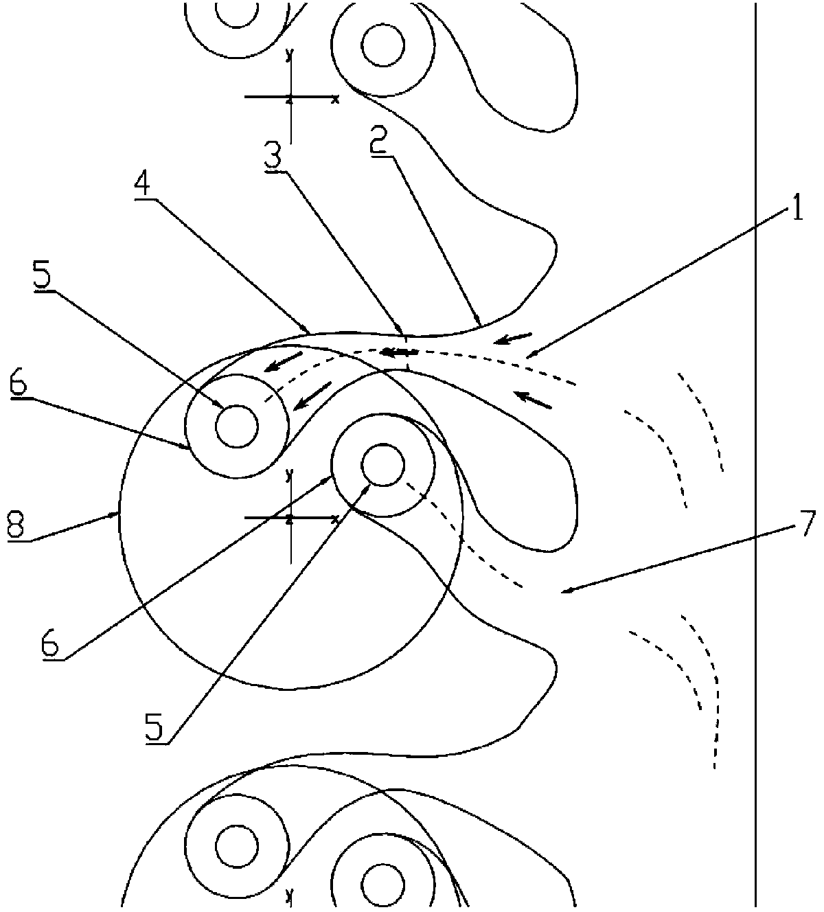 High supercharged engine intake port and designing method