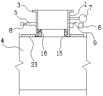 Construction method of non-stop contact opening for pressurized pipeline