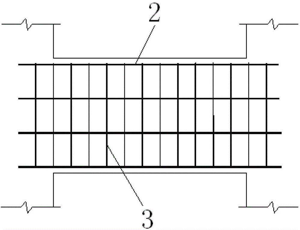 Small span-depth ratio crossed diagonal inclined bar connecting beam