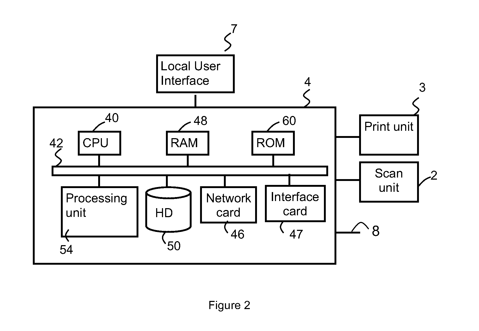 Image processing system for processing a digital image and image processing method of processing a digital image