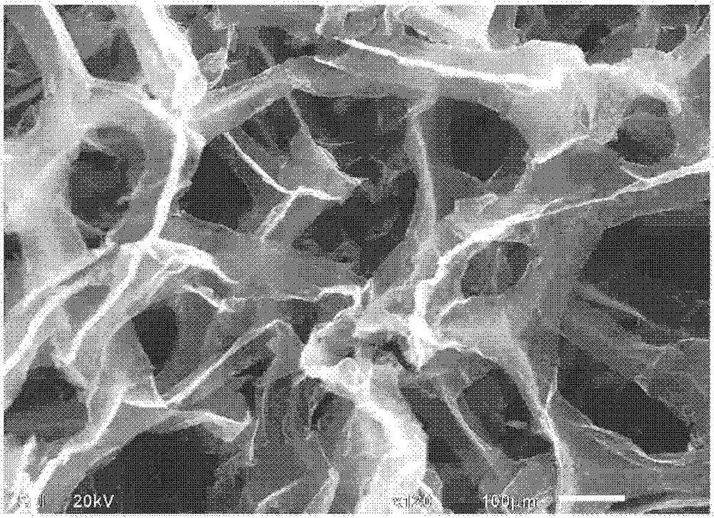 Three-dimensional continuous graphene network composite material and its preparation method