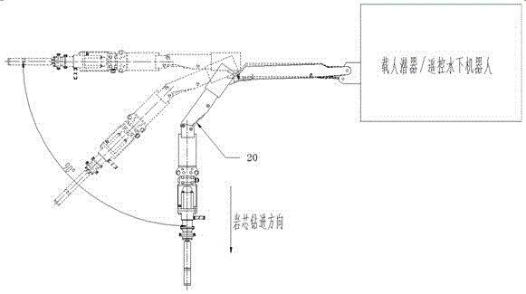 Carrying type deep sea core drilling machine