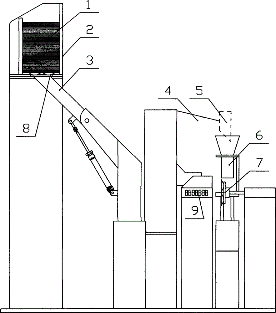 Mechanical hand metering, filling and packaging device