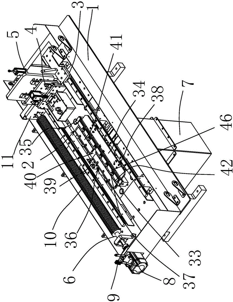 Wire drawing tool for baggage rack cover plate