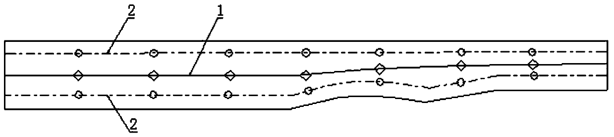 Double-layer drainage asphalt pavement quality detection method