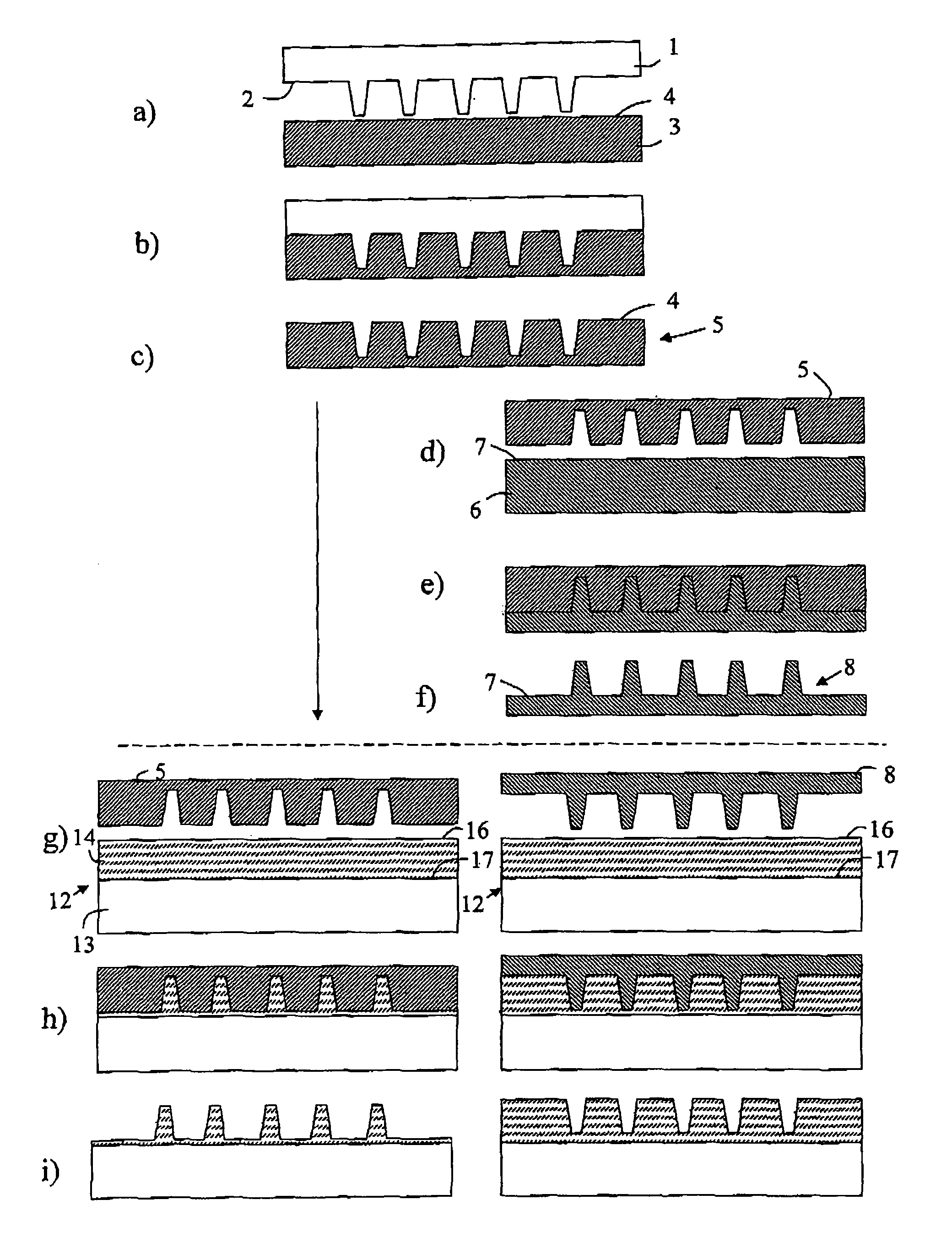 Imprint stamp comprising cyclic olefin copolymer