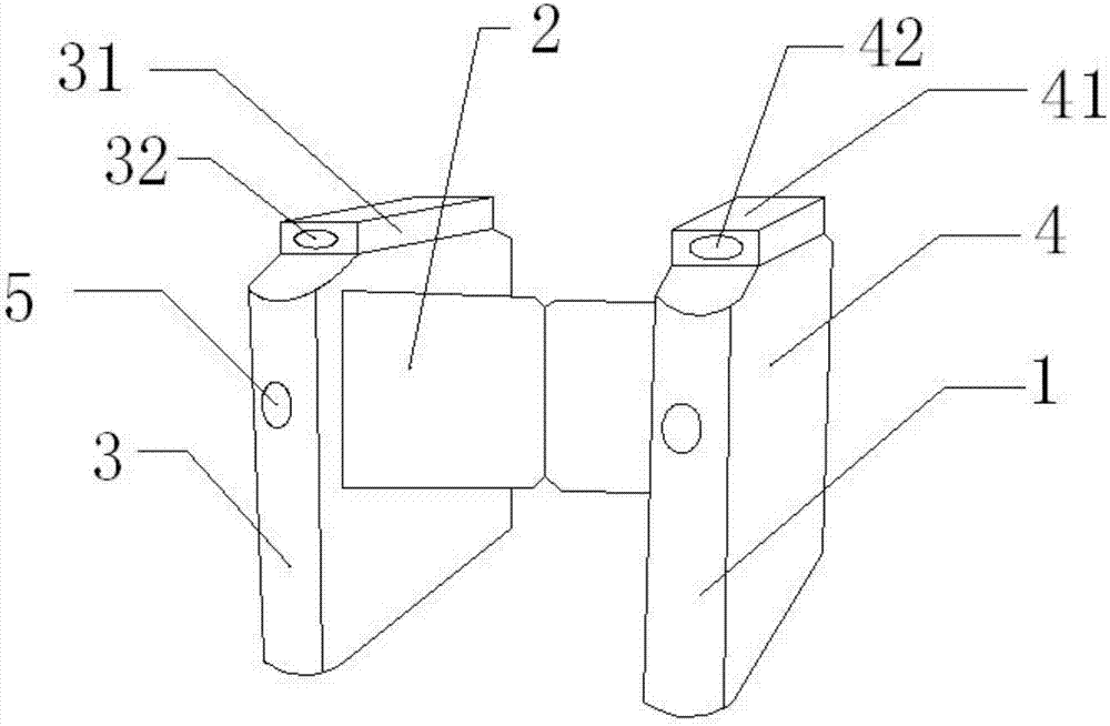 Access control device triggered by approaching