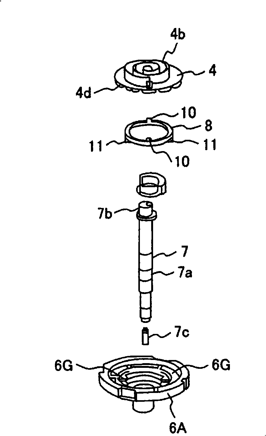 Sliding component and swirl motor compressor using the same