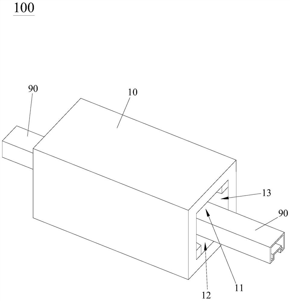 Chip gravity test tube reversing auxiliary tool