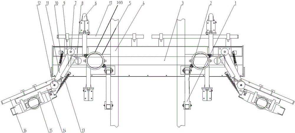 Special suction port for washing and sweeping vehicle