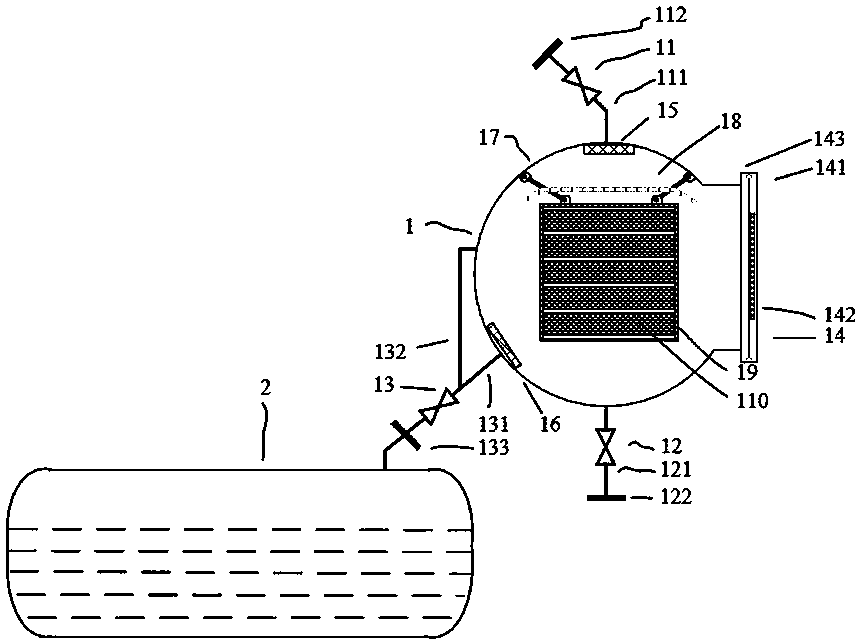 Device and method for reducing dissolved oxygen in cold water in generator