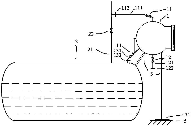 Device and method for reducing dissolved oxygen in cold water in generator