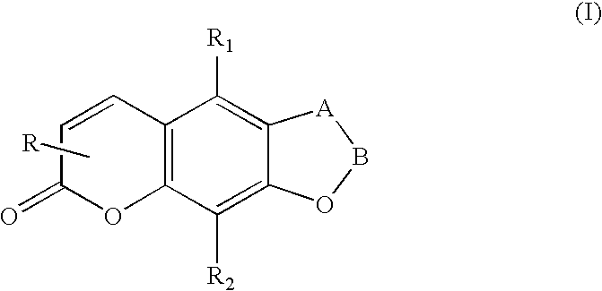 Dimethyl amino ethyl ether psoralens and methods for their production and use