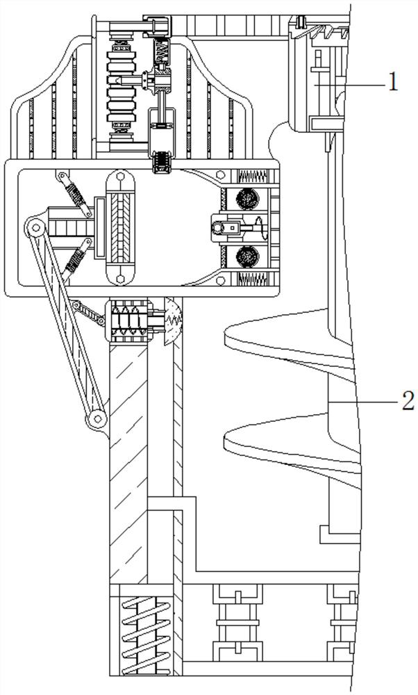 Dough elasticity increasing mechanism based on cooked wheaten food processing