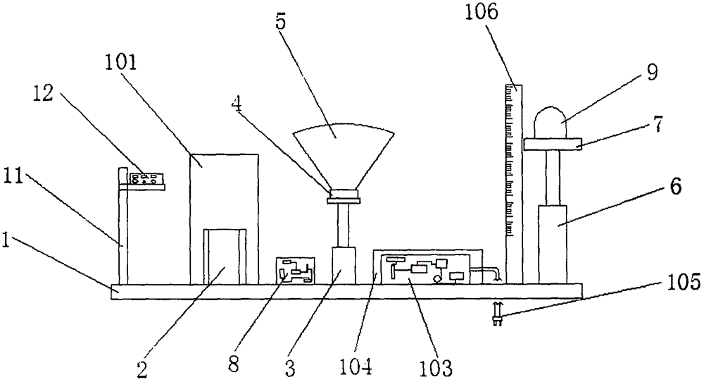 Leg pressing device for dance practice