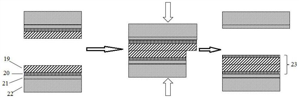 Multi-layer YBCO superconducting tape stripping device and stripping method thereof