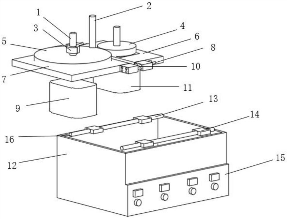 Multi-layer YBCO superconducting tape stripping device and stripping method thereof