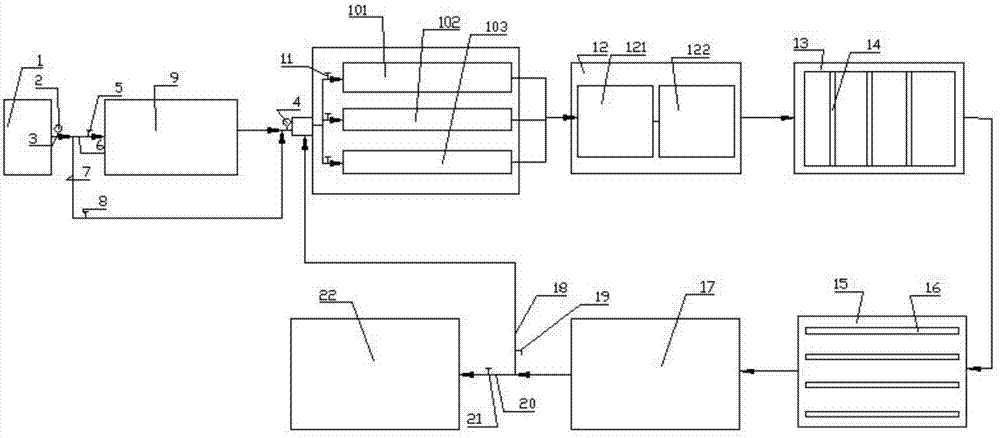 Mine waste water intelligent treatment device and method