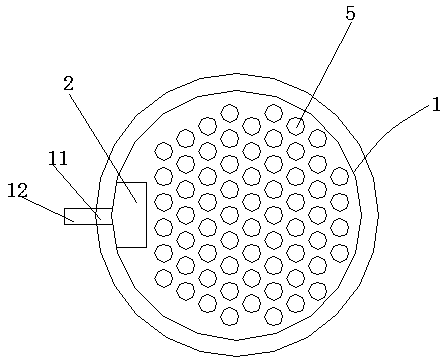 Vertical falling film heat exchanger