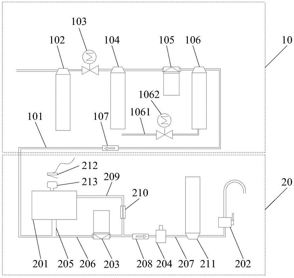 Water purification device and reverse osmosis water purifier