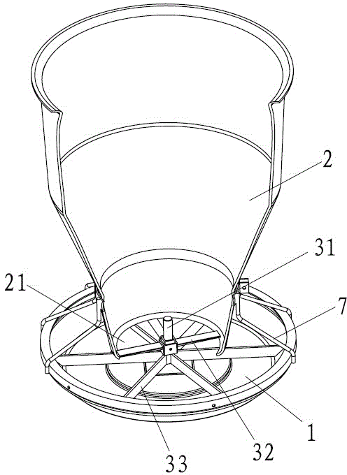 Automatic feeding trough