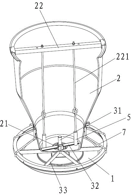 Automatic feeding trough